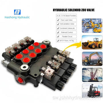 Z80 hydraulic solenoid mwelekeo valve